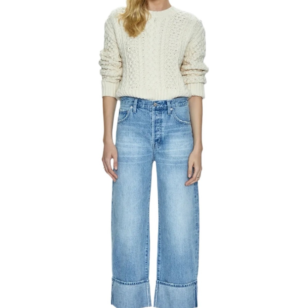 Ryder High Rise Cuffed Straight Jean
